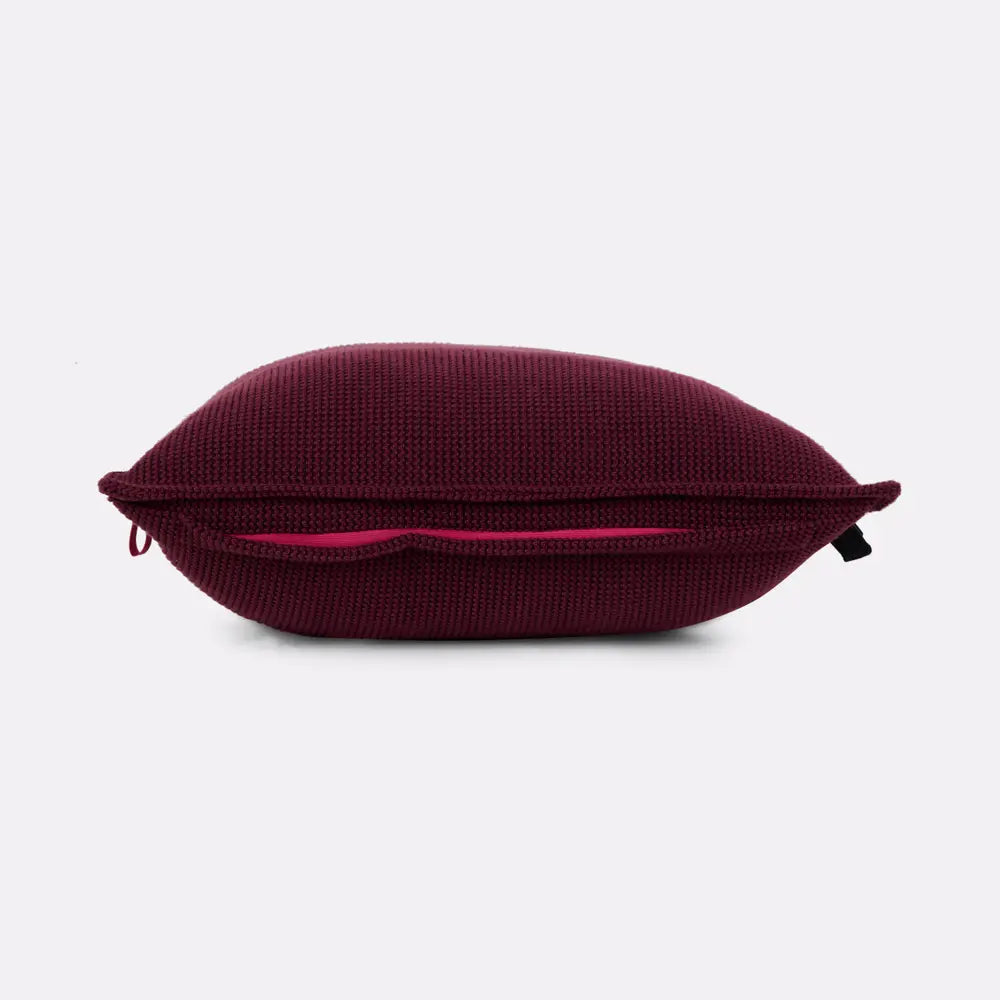 Coussin chauffant bordeaux