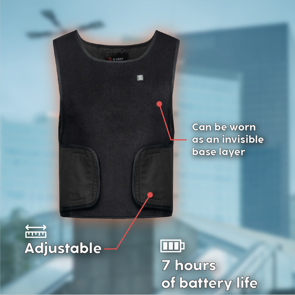 Gilet chauffant atouts produits
