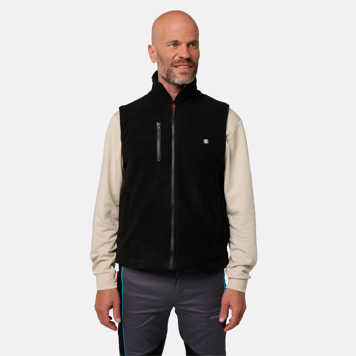 Veste sans manche chauffante