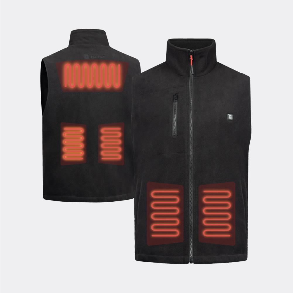 Polaire chauffante zones de chauffe G-heat