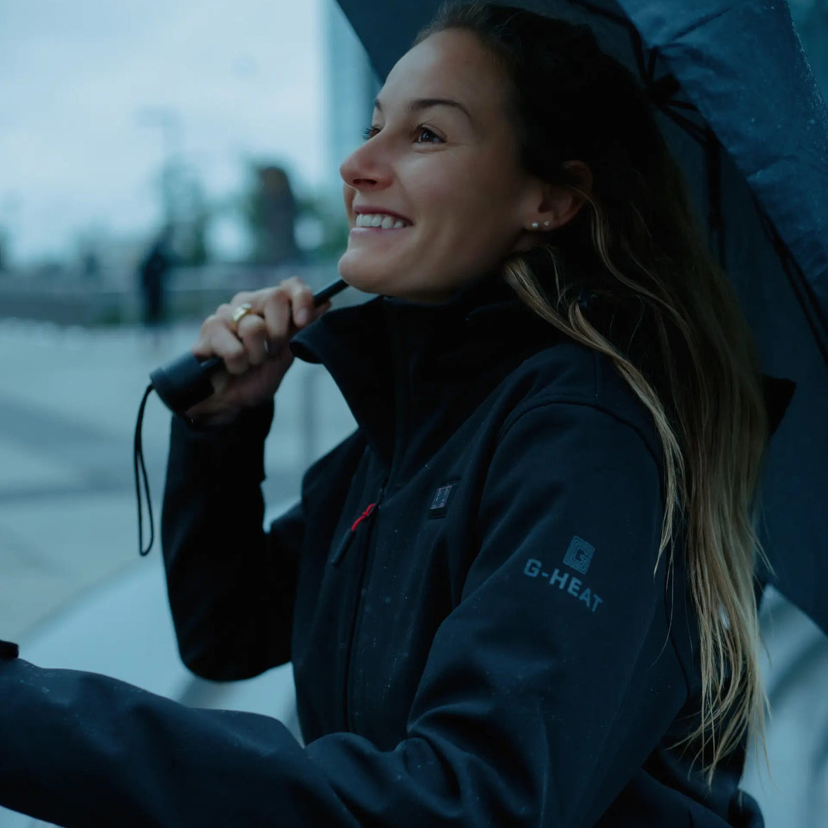 Veste chauffante déperlante