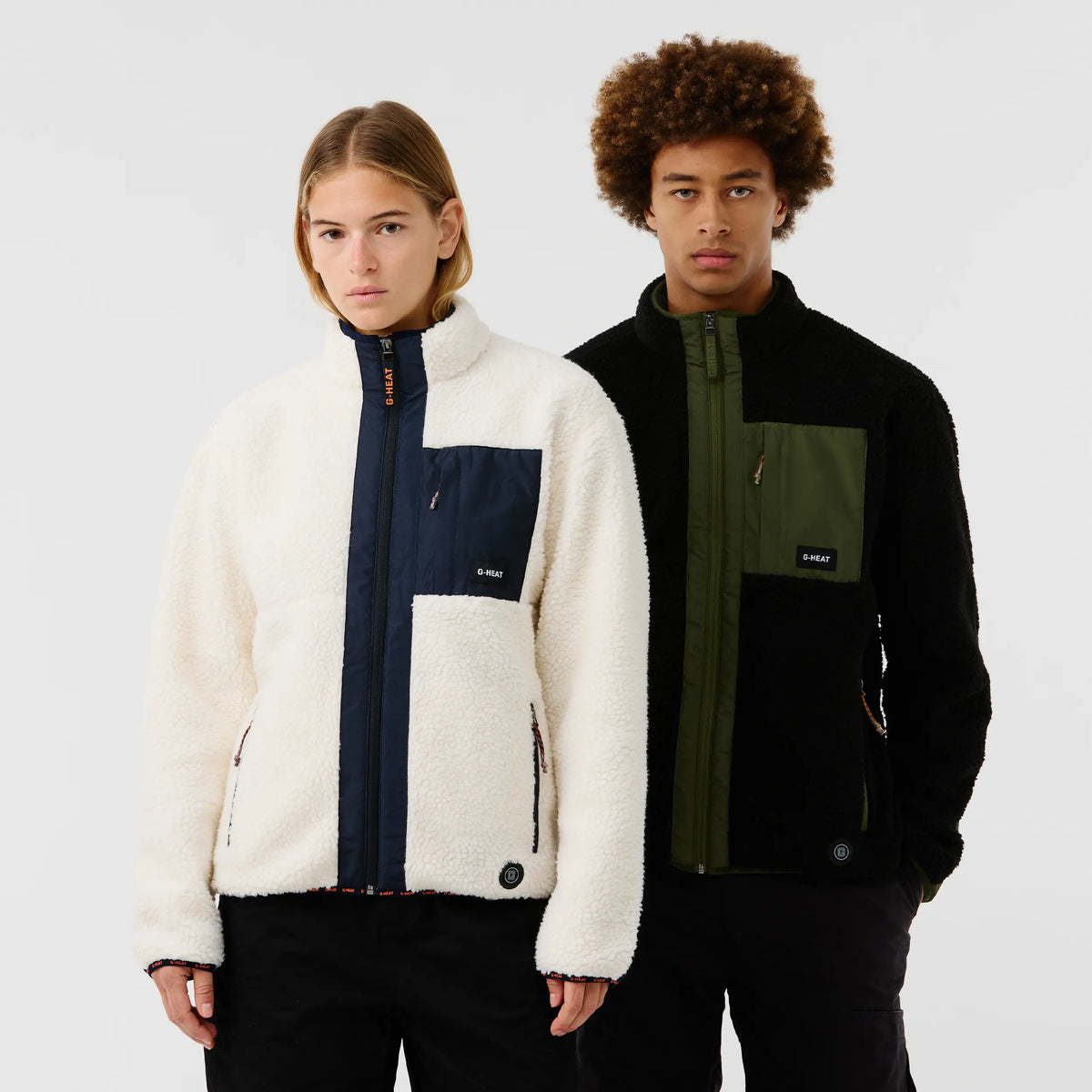 Polaire outdoor chauffante porté femme est homme