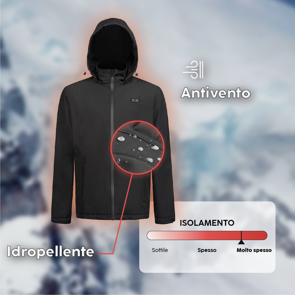 veste chauffante atouts produits