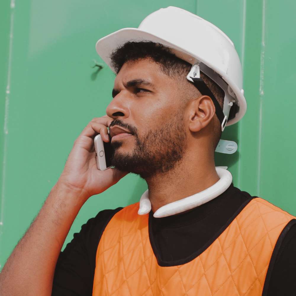 Tour de cou réfrigérant porté