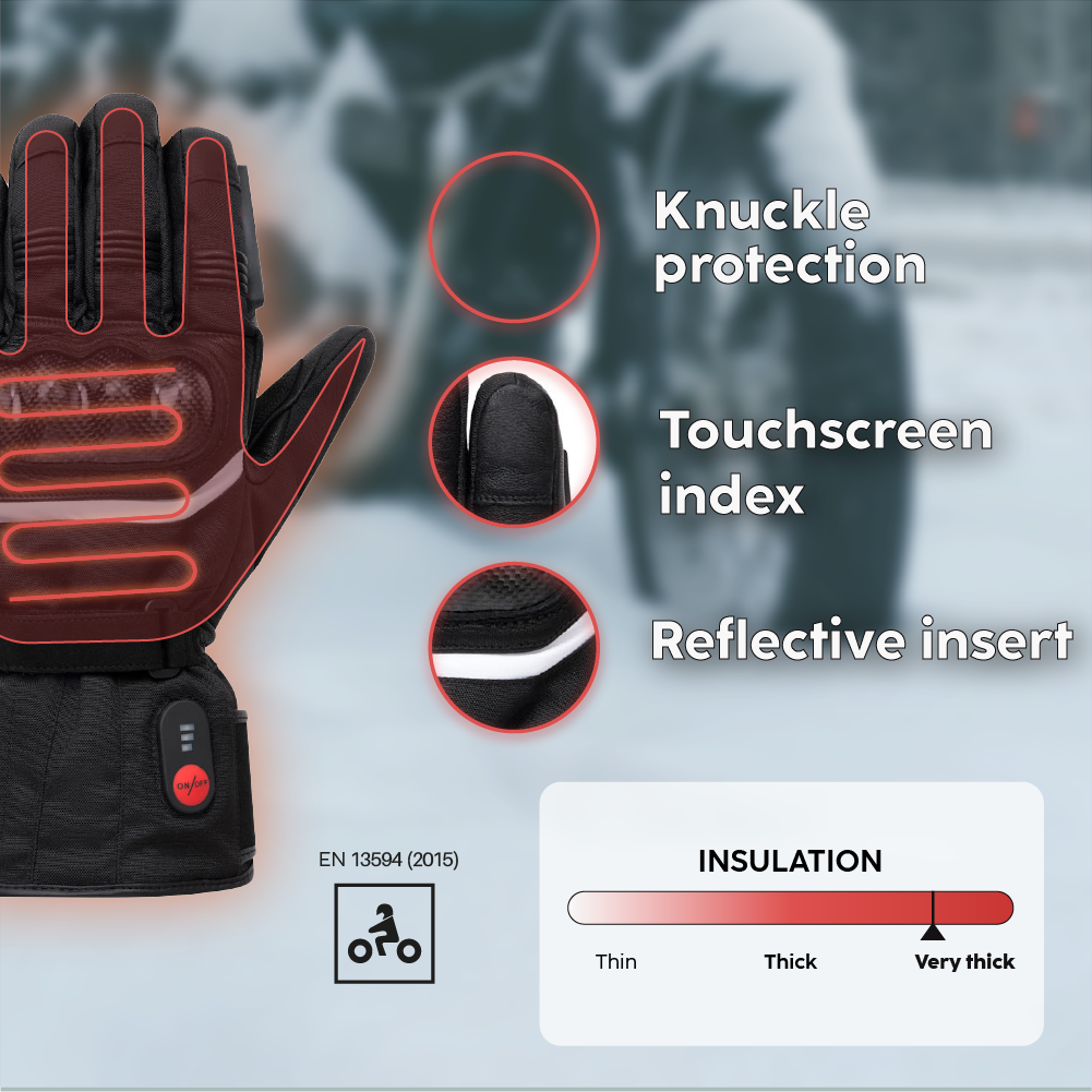 Atouts produits gants chauffants
