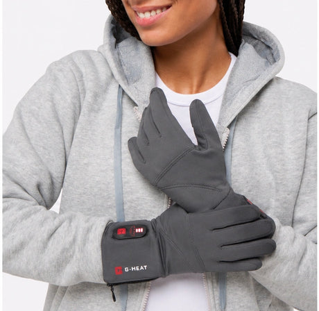 Gants chauffants light gris