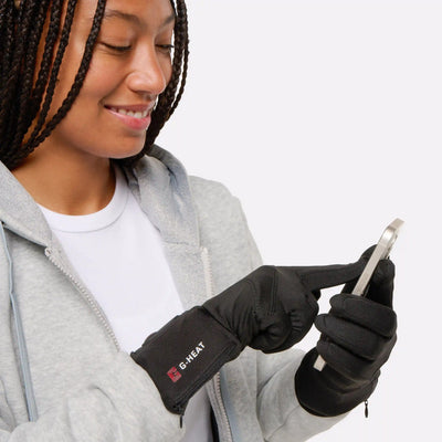 Gants light chauffants téléphone