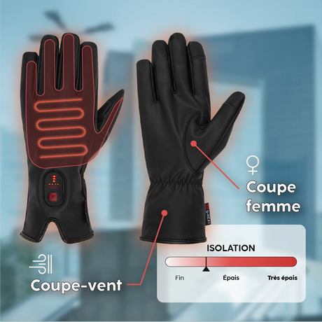 Atouts produits gants chauffants femme