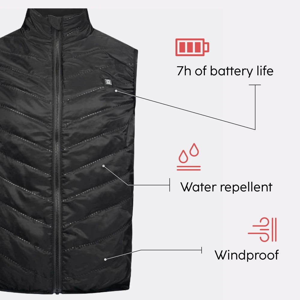 Veste chauffante sans manche atouts produit G-heat