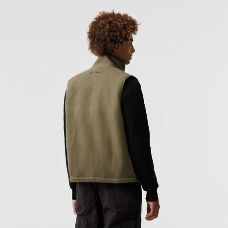 Polaire sans manches chauffante kaki G-Heat