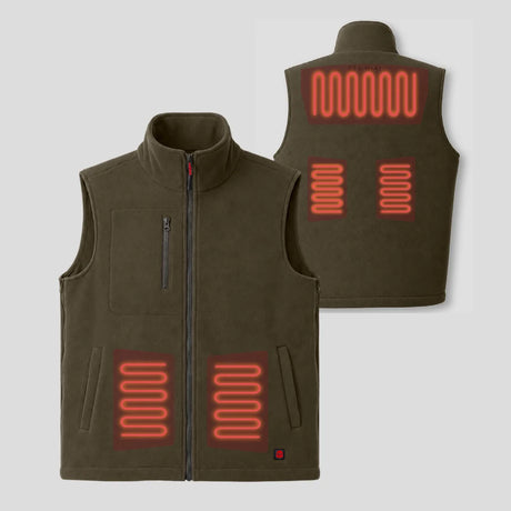Polaire chauffante zones de chauffe G-heat