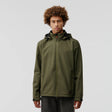 Veste softshell chauffante kaki