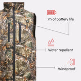 Veste chauffante sans manche de chasse atouts produit