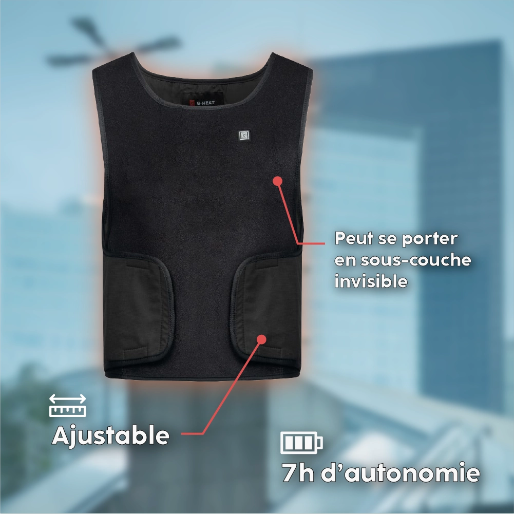 Gilet chauffant warm active G-heat