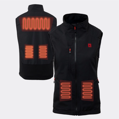 Zones de chauffes veste sport chauffante