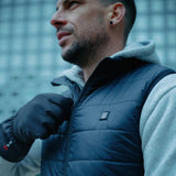 Gilet chauffant noir G-heat porté