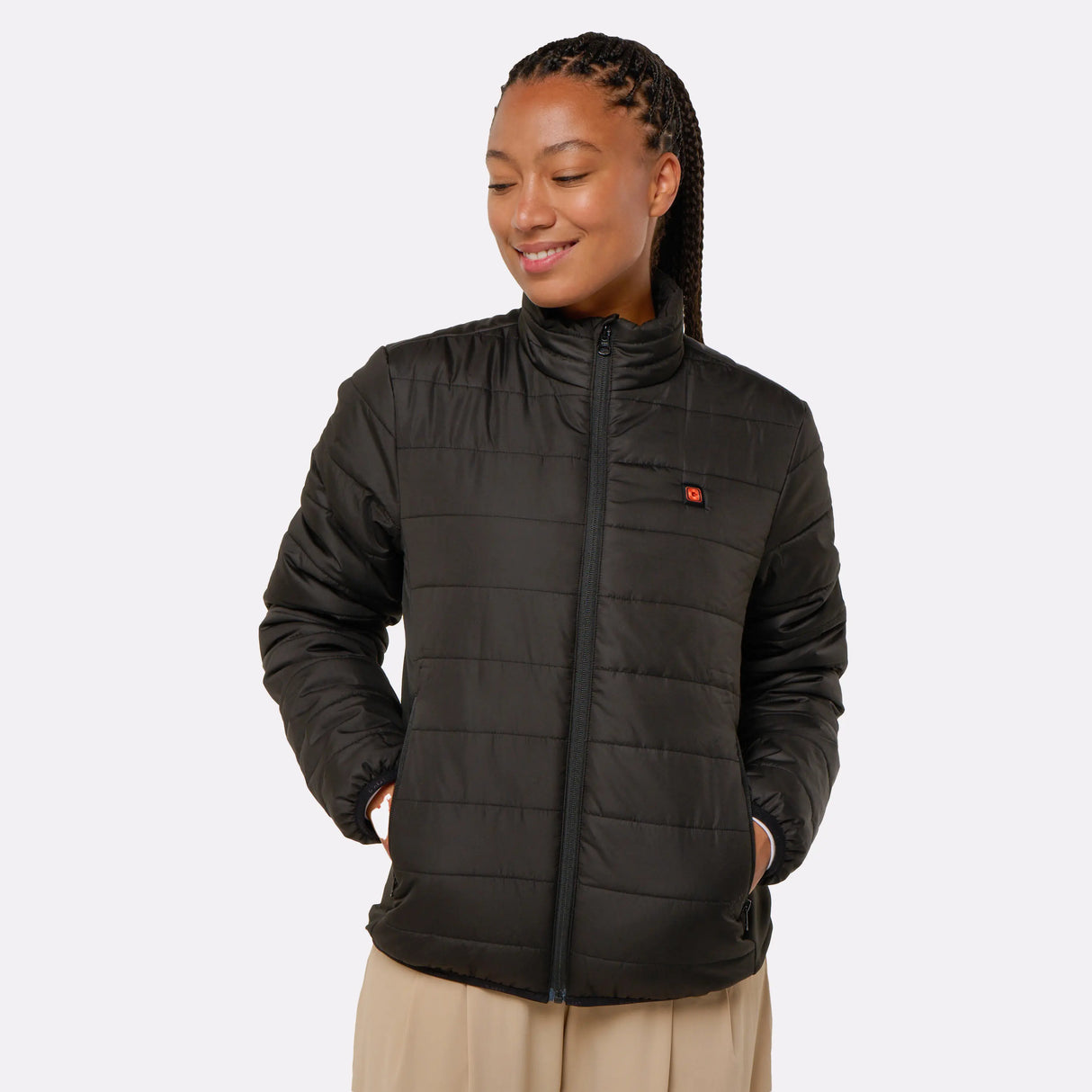 Veste ESSENTIAL chauffante G-Heat porté femme