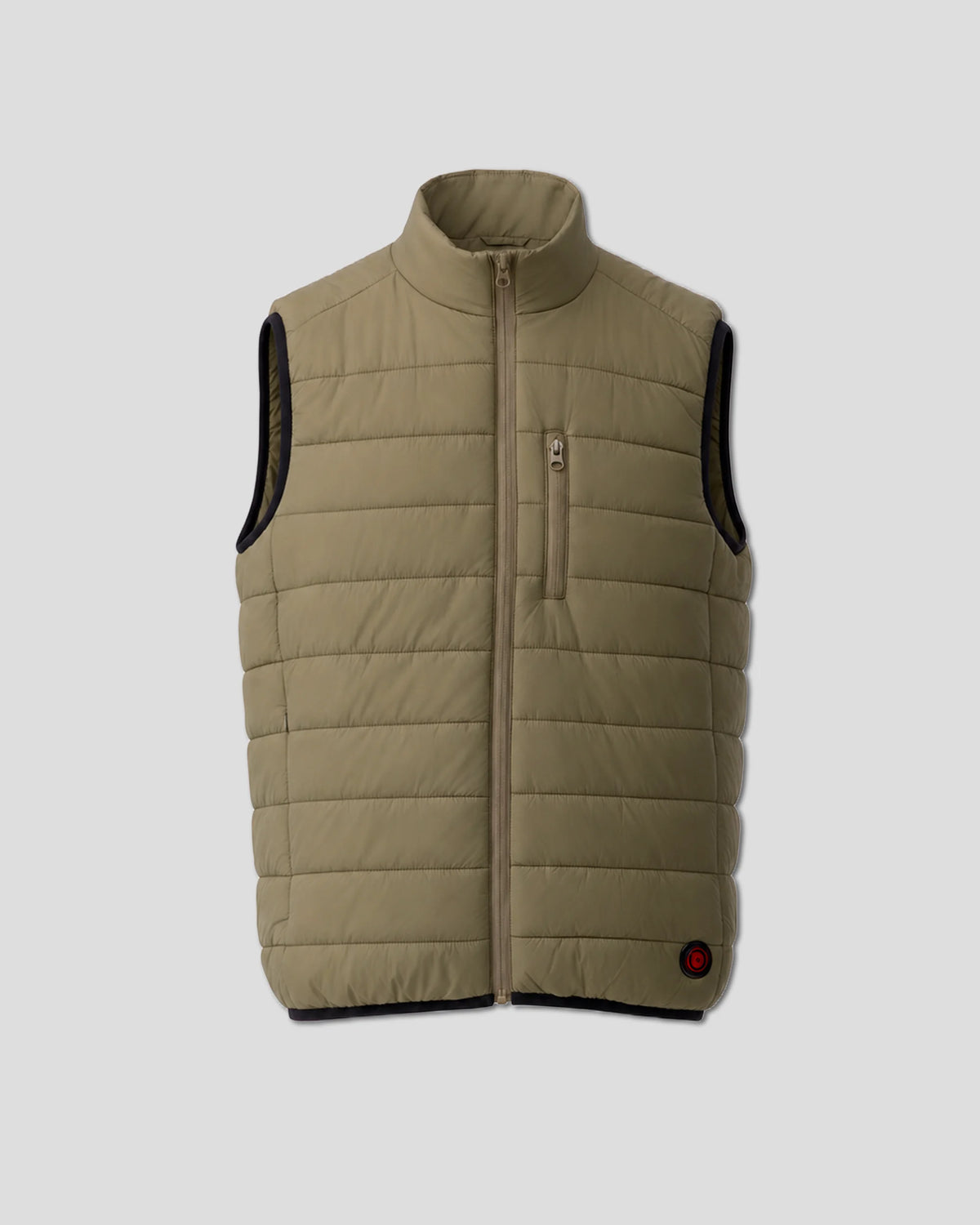 Gilet sans manches light homme chauffant vert