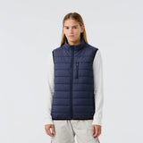 Gilet sans manches light homme chauffant bleu