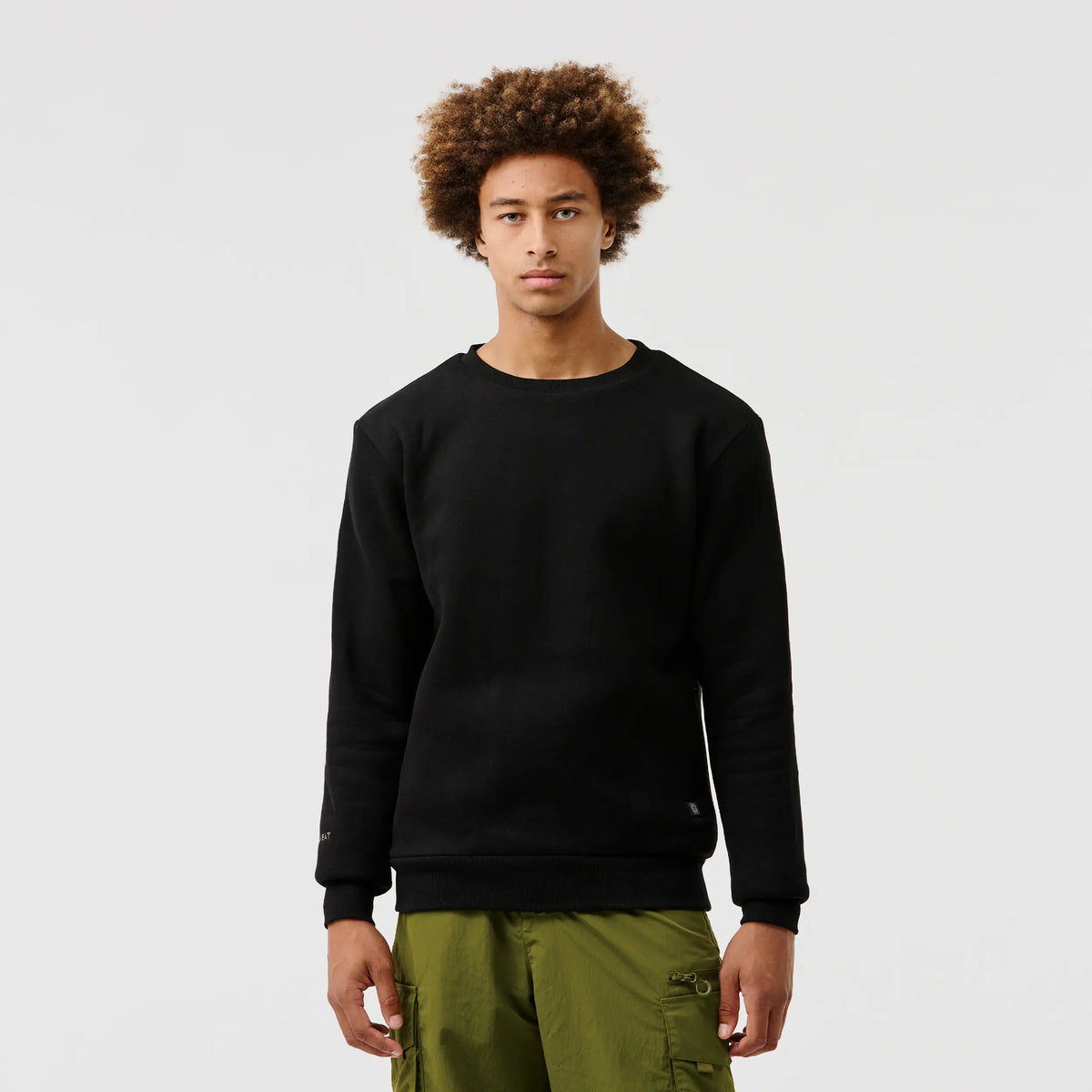 Sweat crew chauffant porté homme