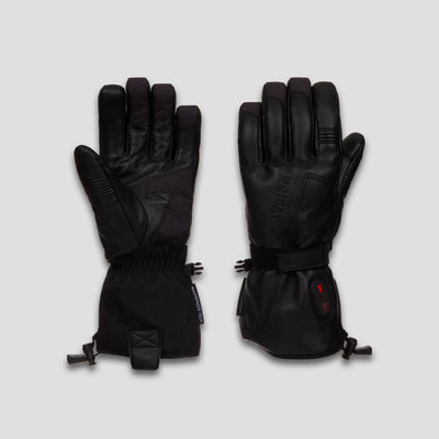 Gants en cuir chauffant g-heat noir