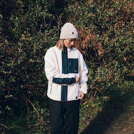 bonnet blanc chauffant femme
