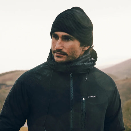 bonnet chauffant noir homme
