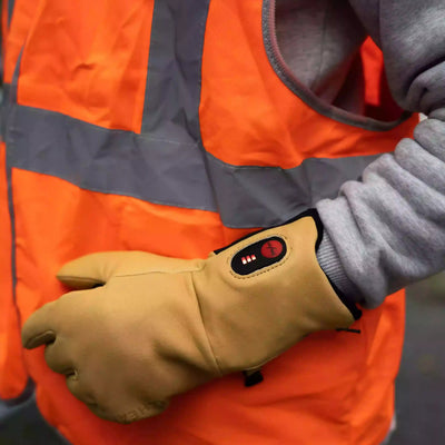 Cuir des gants chauffants de travail G-Heat