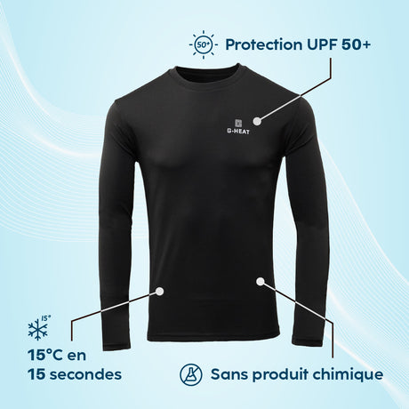 Atout produit t-shirt rafraîchissant homme